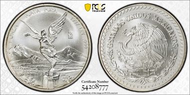 1997-Mo Onza Libertad Ag MS69