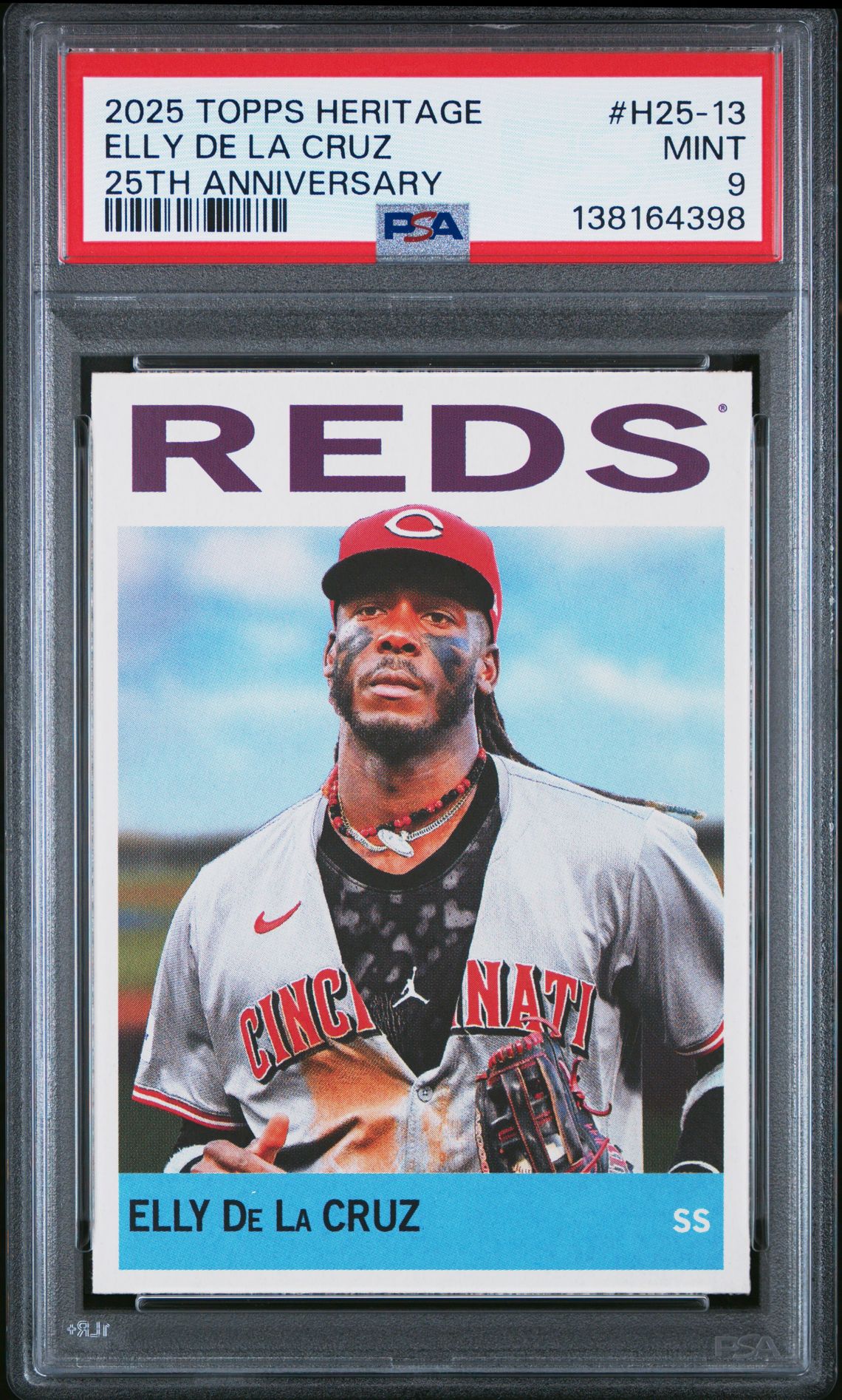 2025 Topps TOPPS HERITAGE HERITAGE 25TH ANNIVERSARY #H25-13 Elly De La Cruz front