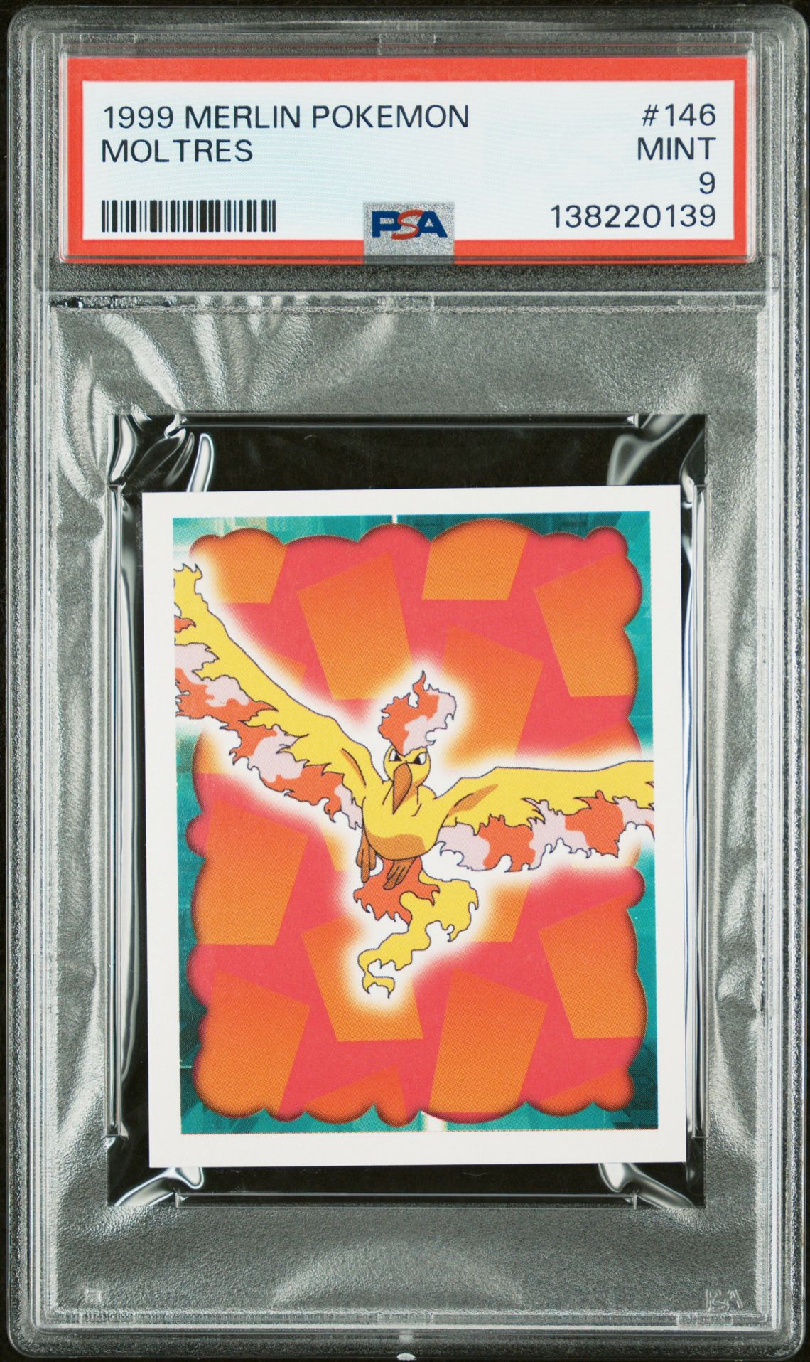 1999 Pokemon #146 Moltres front