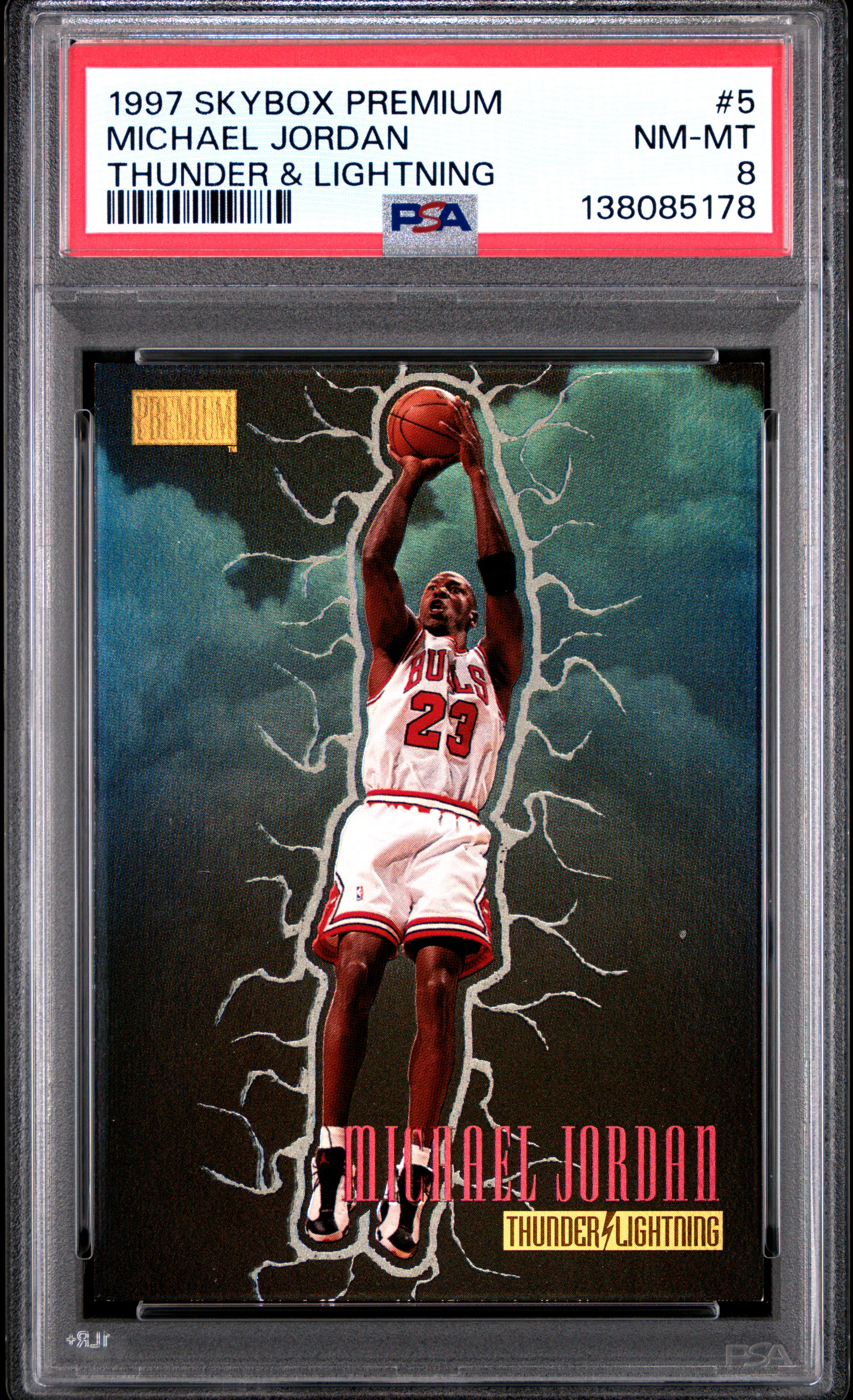 Gemmtcards's 1997 Bowman's Best Michael Jordan Refractor #96 PSA 9