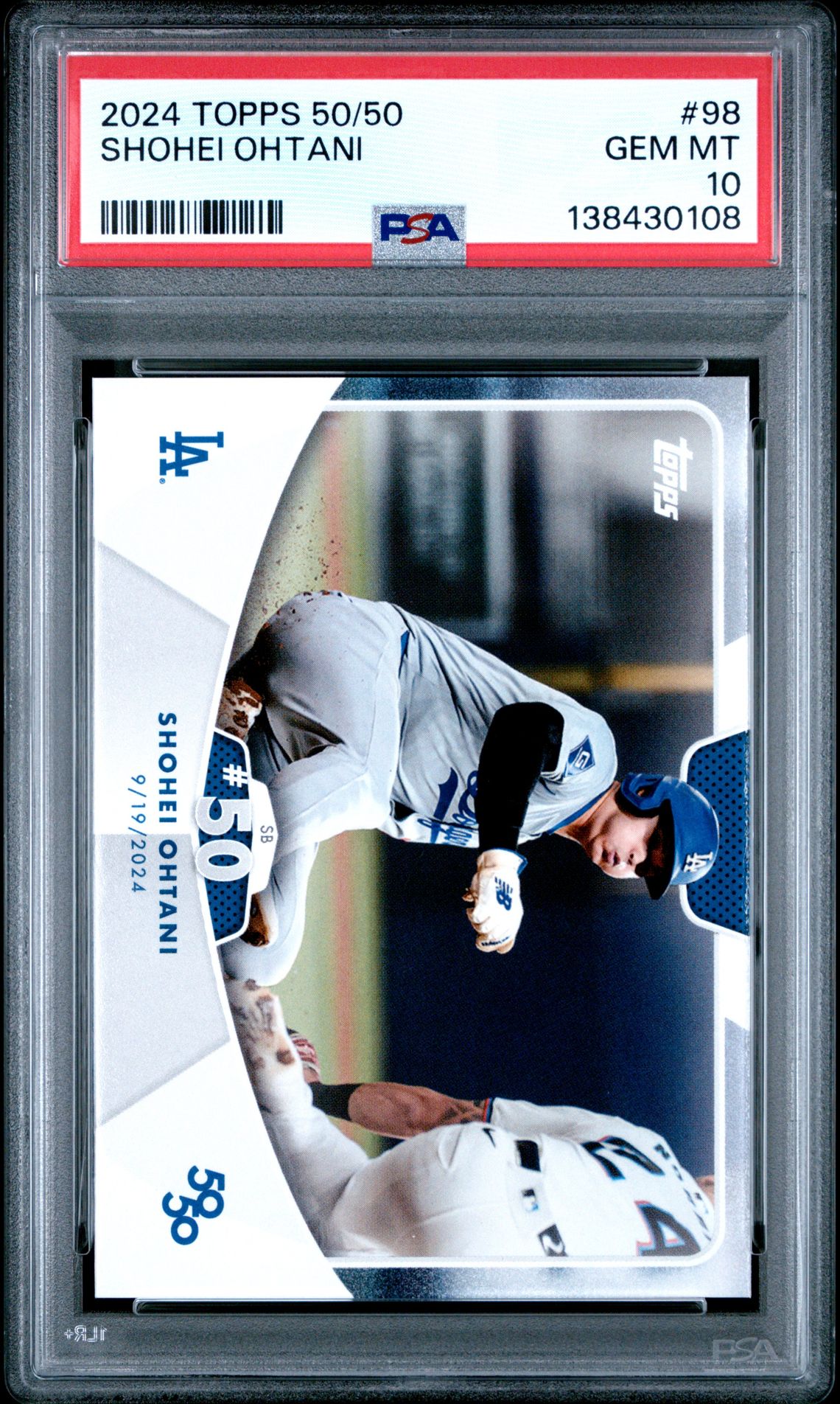 2024 Topps TOPPS 50/50 SHOHEI OHTANI #98 Shohei Ohtani front