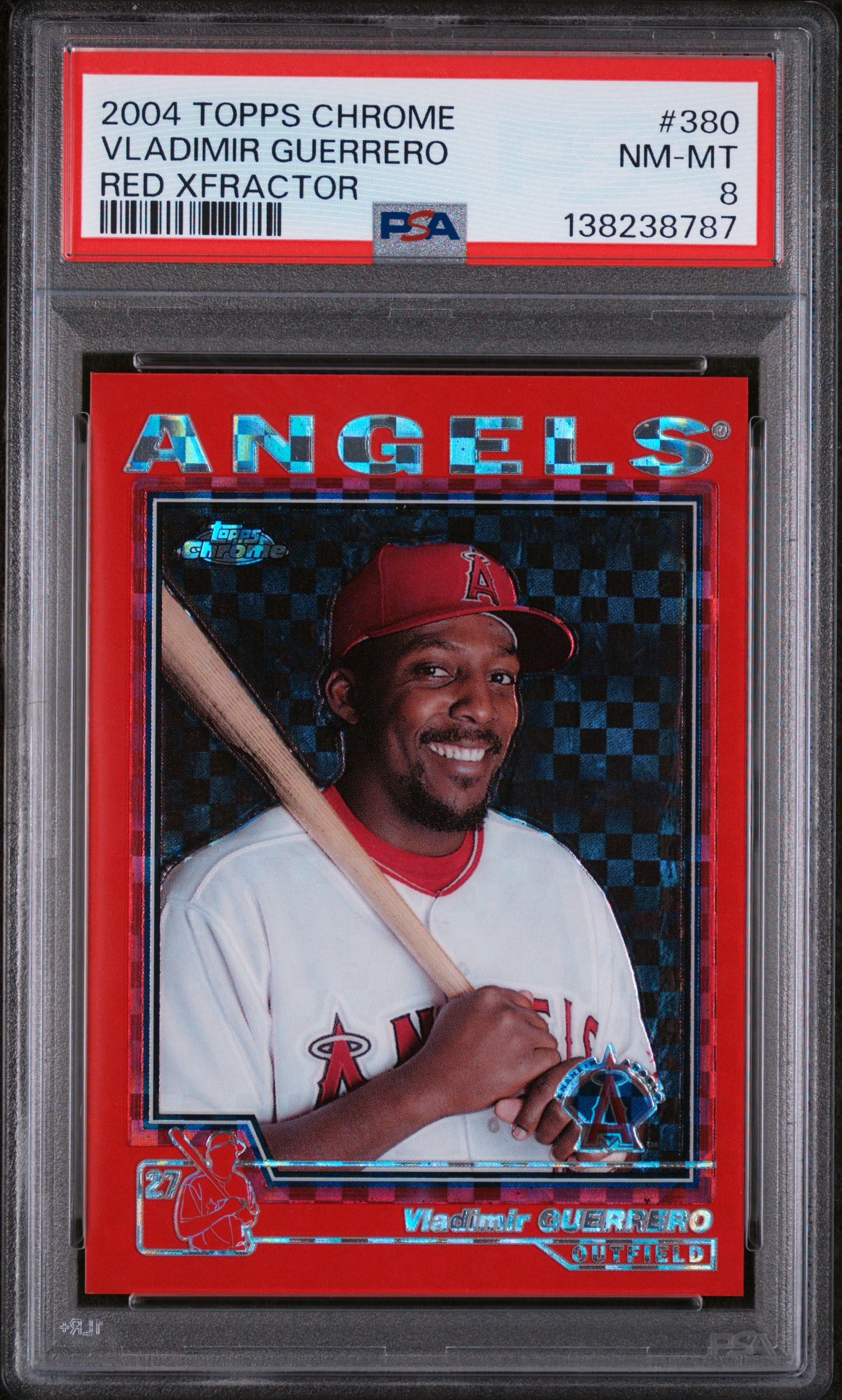 MiggyC4's 2004 Topps Chrome Vladimir Guerrero Red Xfractor #380