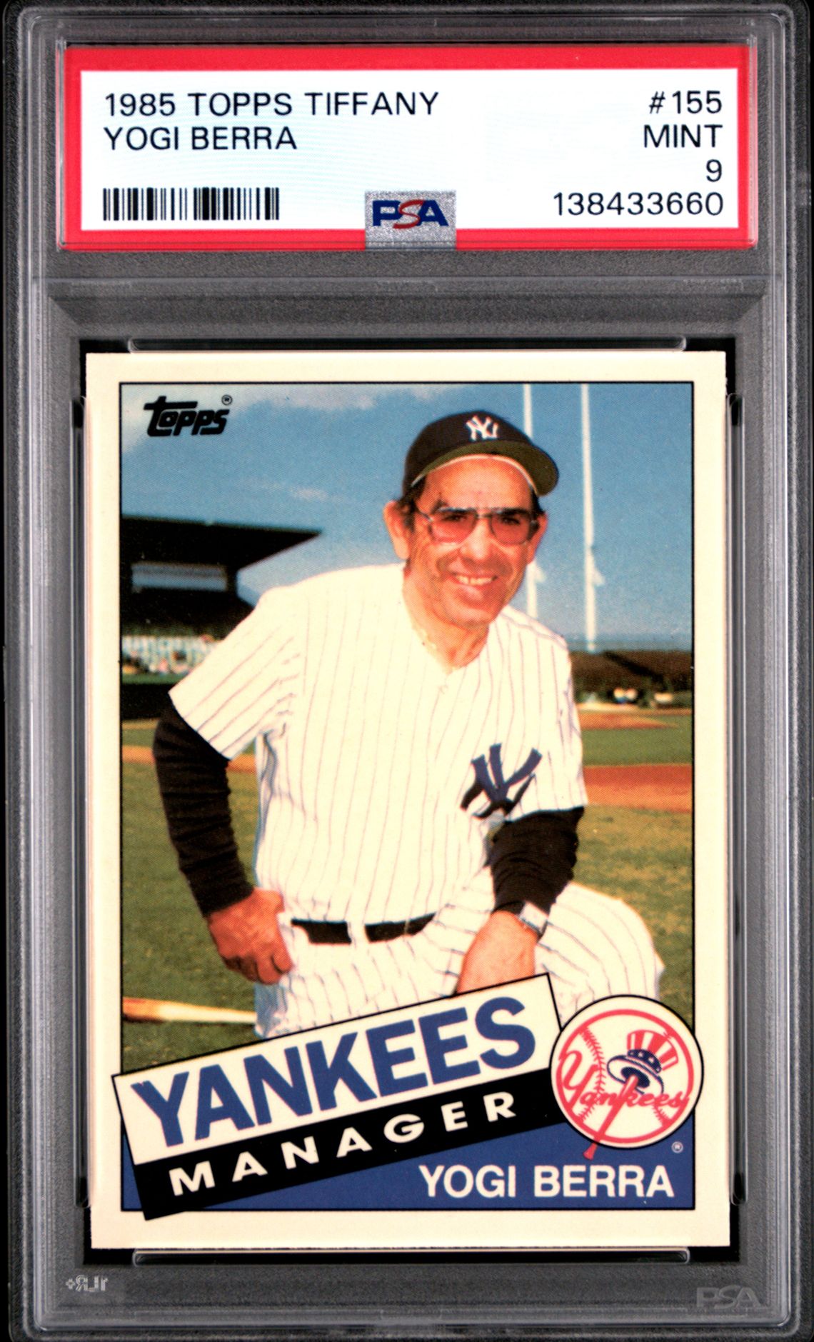 1985 Topps TOPPS TIFFANY #155 Yogi Berra front