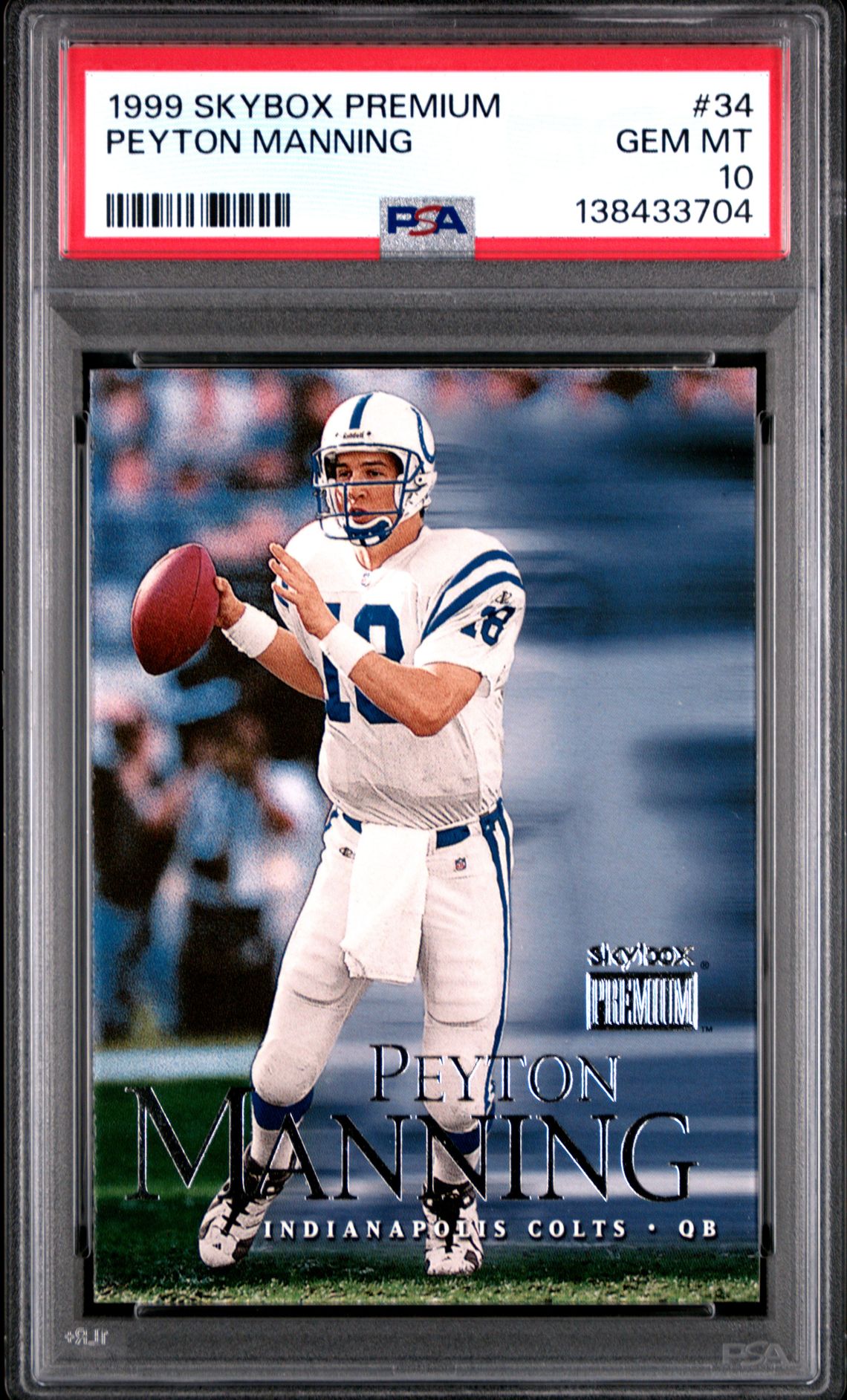 1999 SkyBox SKYBOX PREMIUM #34 Peyton Manning front