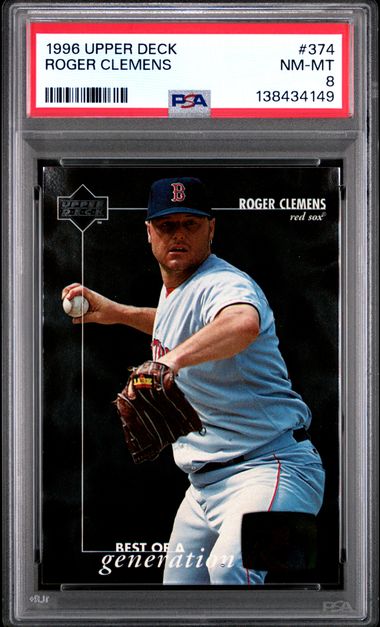 1996 Upper Deck UPPER DECK #374 Roger Clemens front