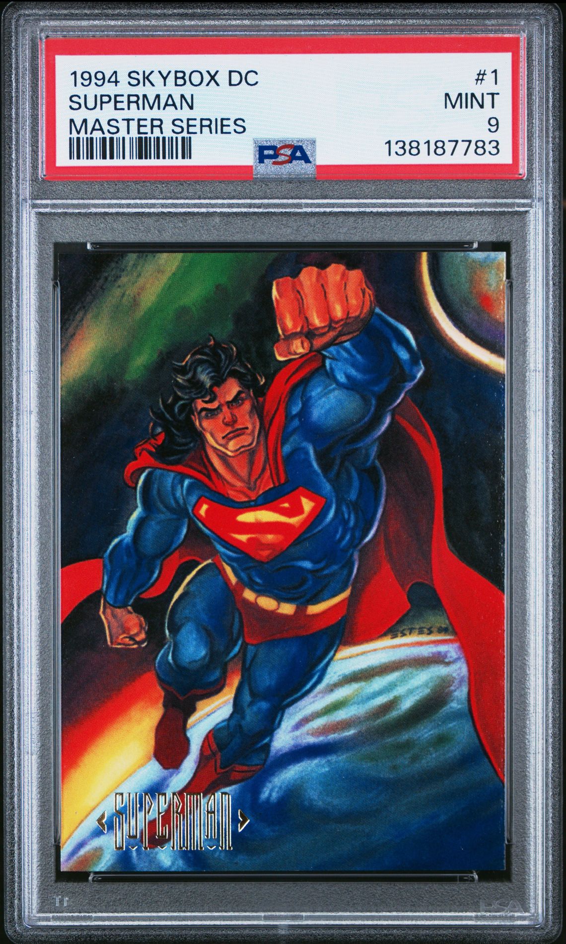 1994 SkyBox SKYBOX DC MASTER SERIES #1 Superman front