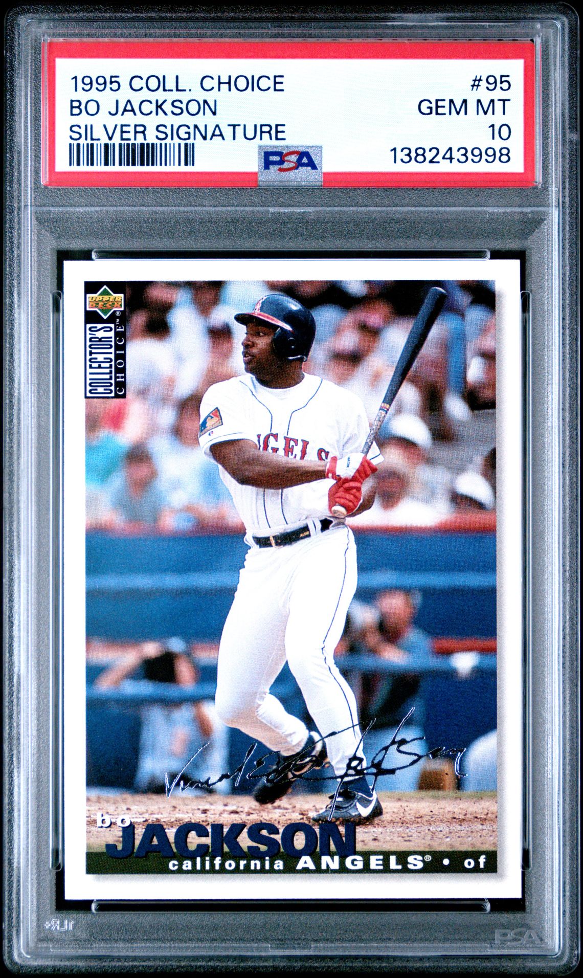 1995 Collector'S Choice #95 Bo Jackson front