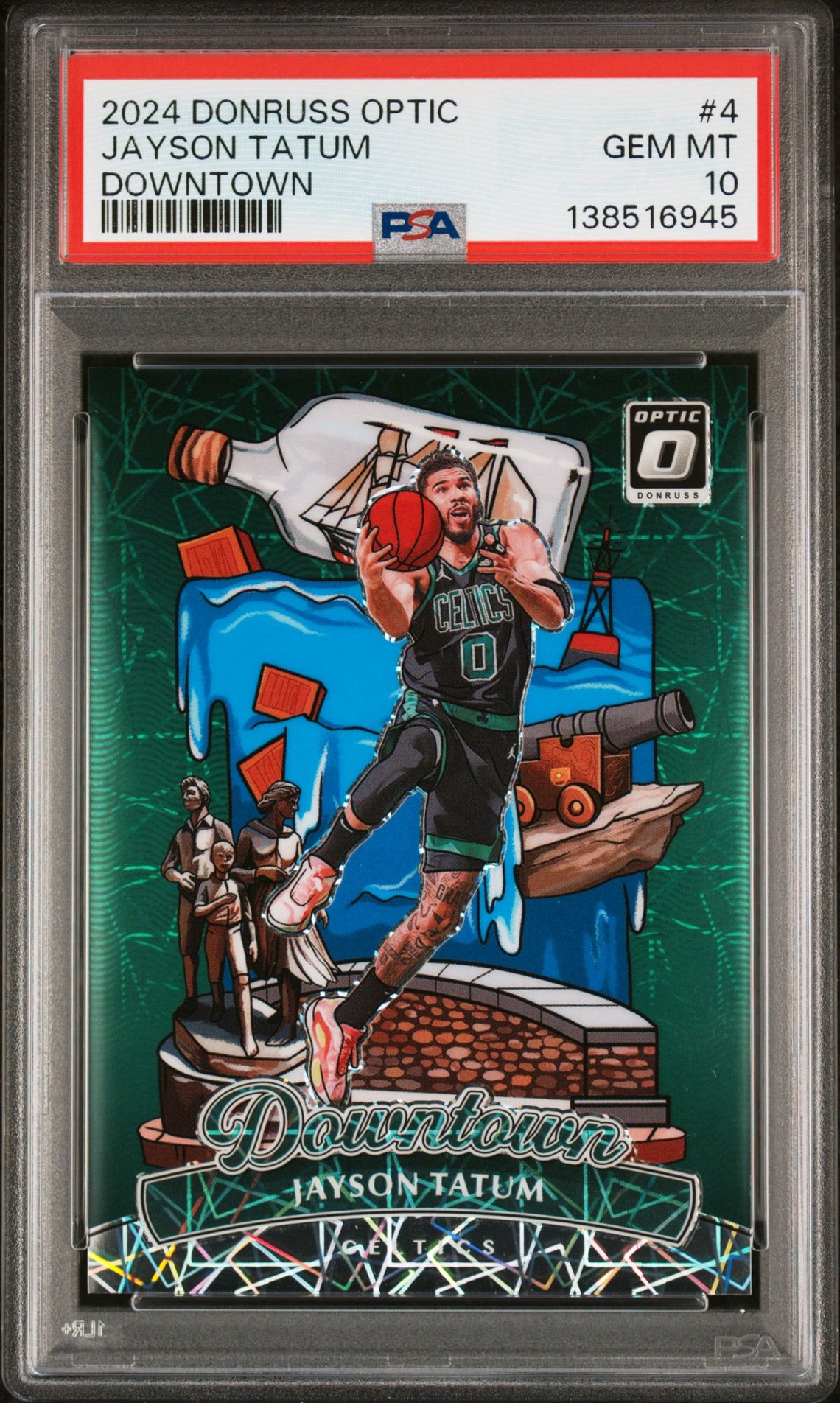 2024 Panini PANINI DONRUSS OPTIC DOWNTOWN #4 Jayson Tatum front