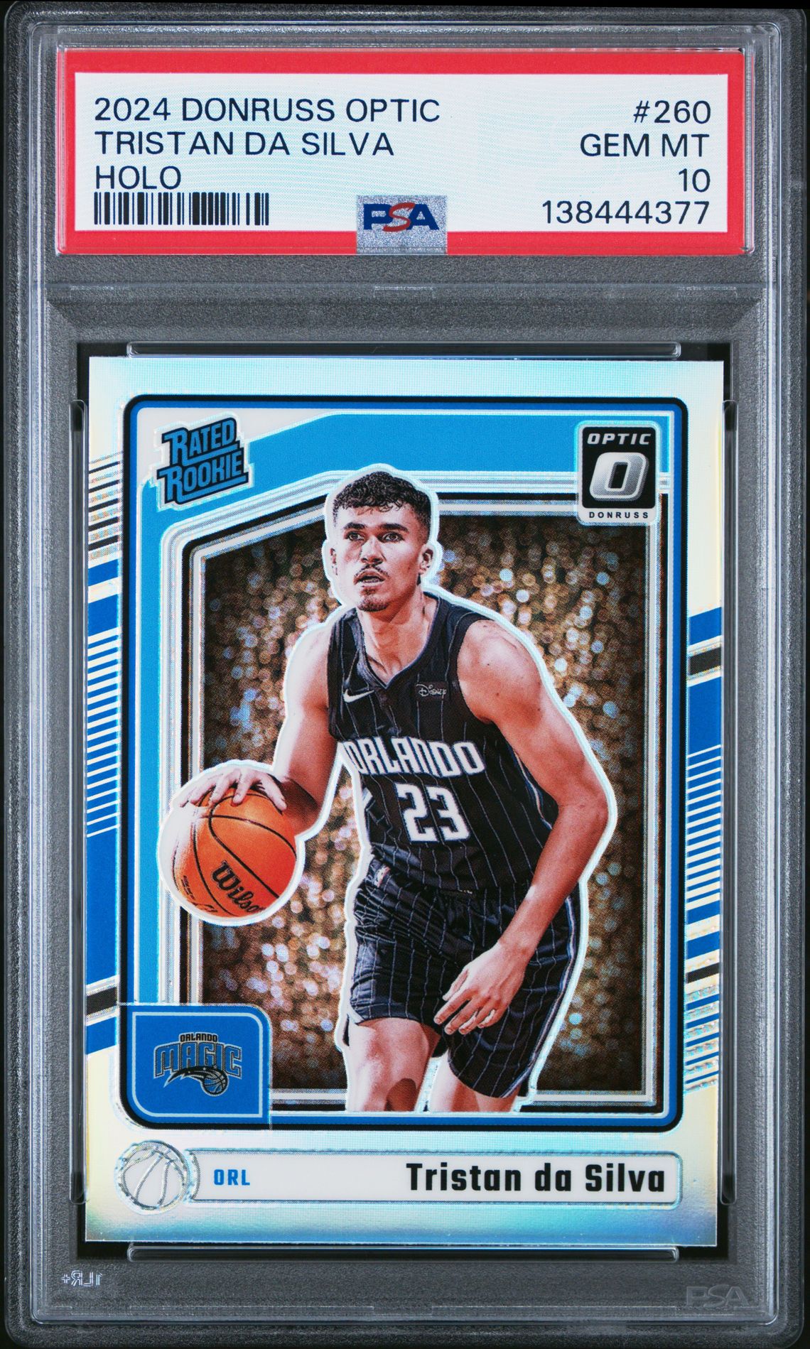 2024 Panini PANINI DONRUSS OPTIC HOLO #260 Tristan Da Silva front