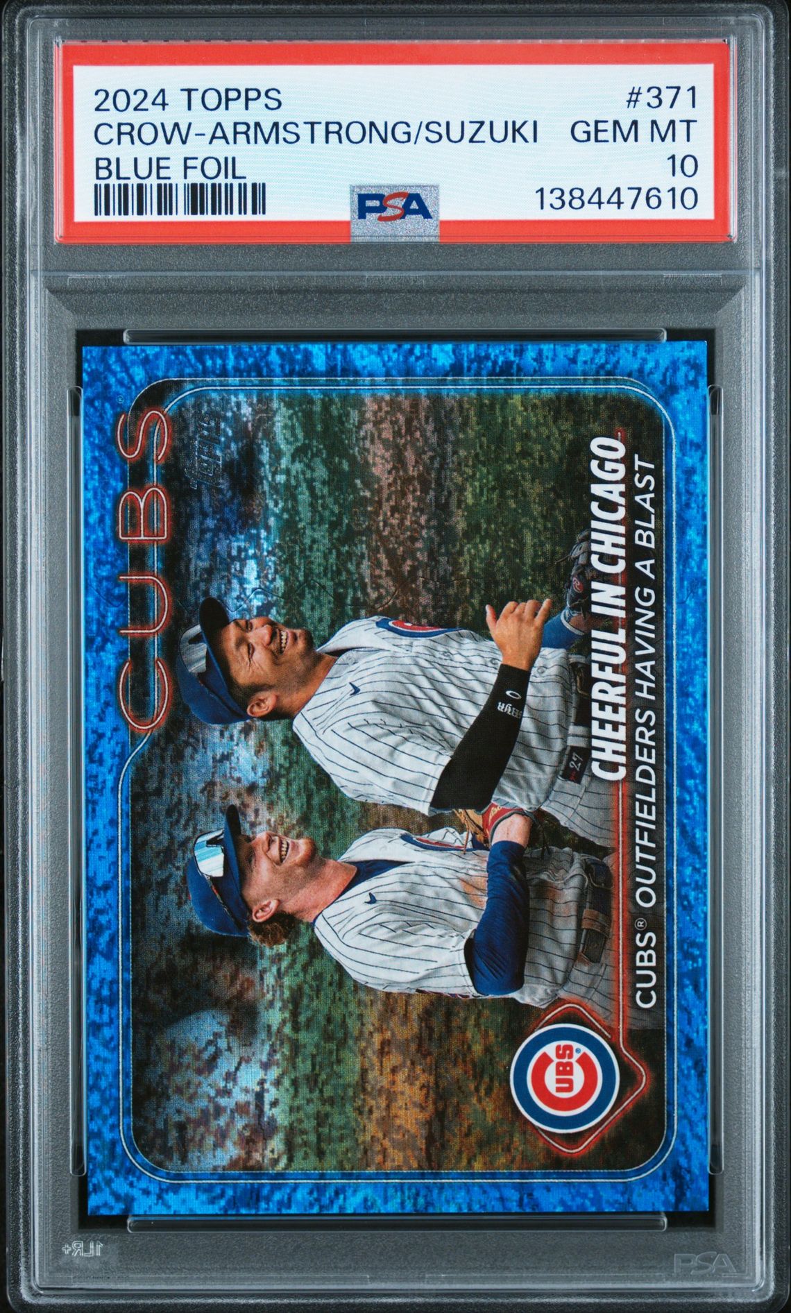 2024 Topps TOPPS BLUE FOIL #371 Crow-Armstrong/Suzuki front