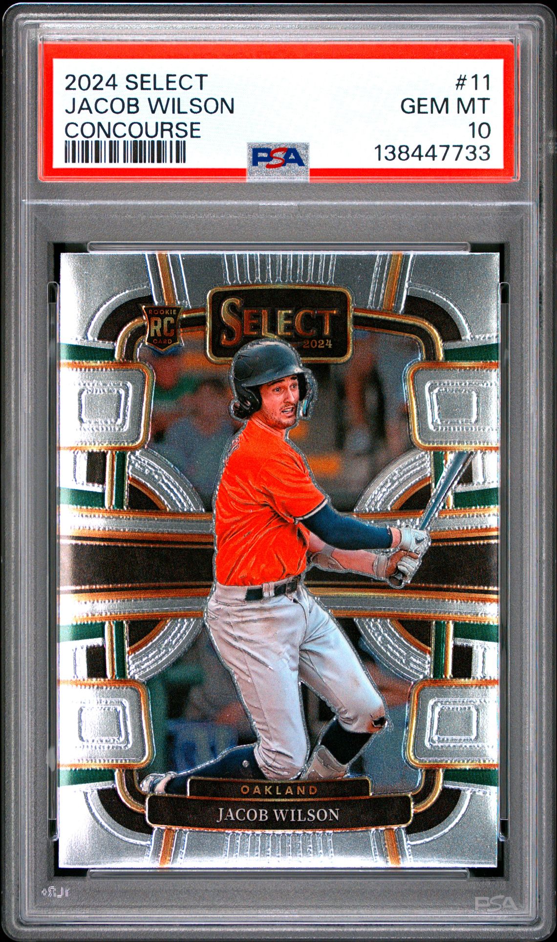 2024 Panini PANINI SELECT CONCOURSE #11 Jacob Wilson front