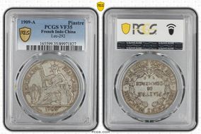 1909-A Piastre Lec-292 VF35