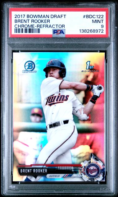 2017 Bowman Bowman Draft Refractor #BDC122 Brent Rooker front