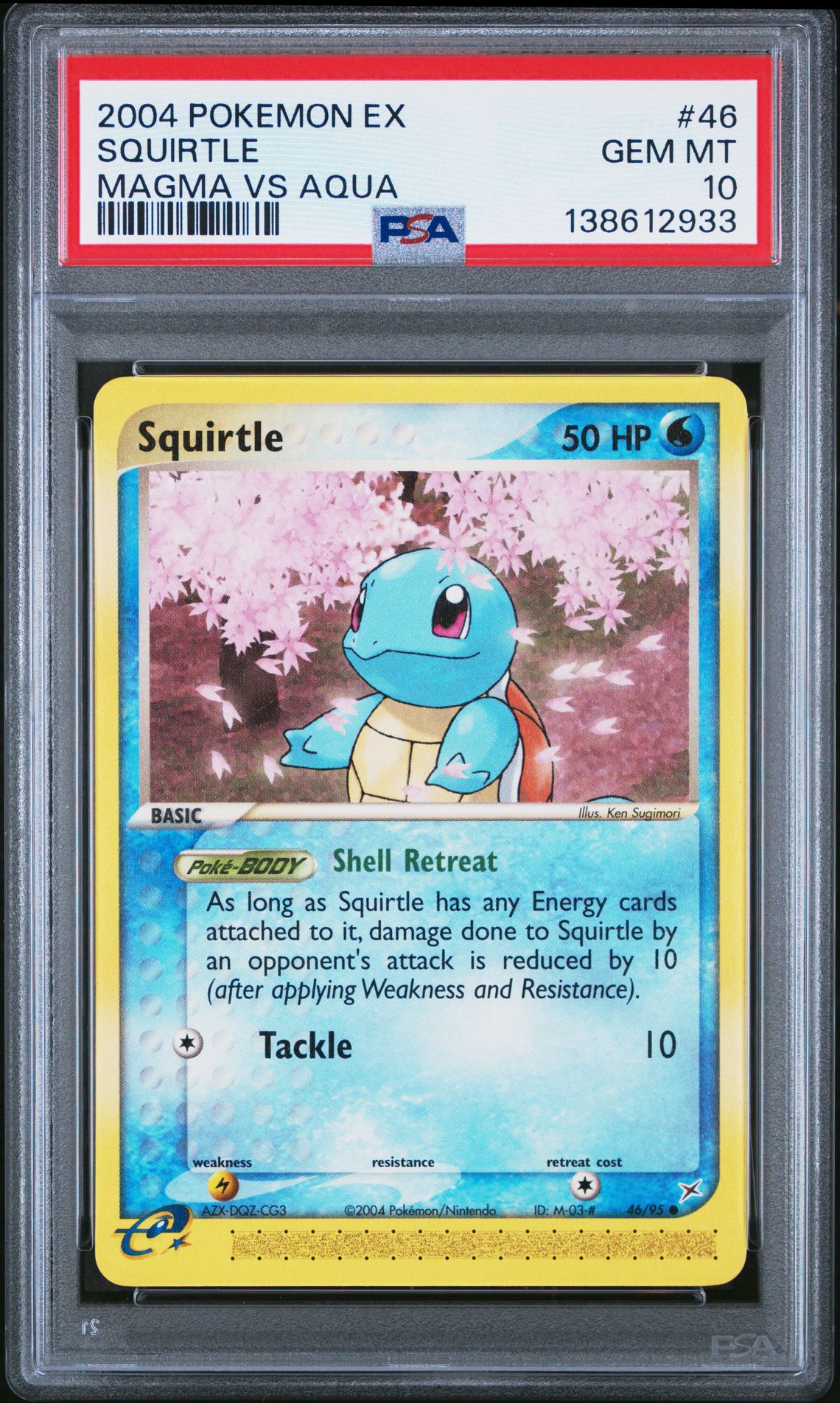 2004 Pokemon #46 Squirtle front