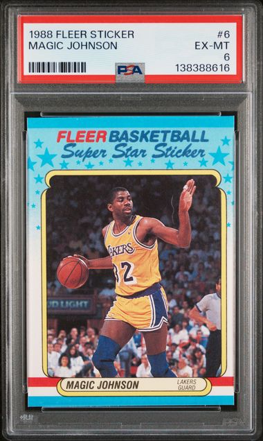 1988 #6 Magic Johnson front