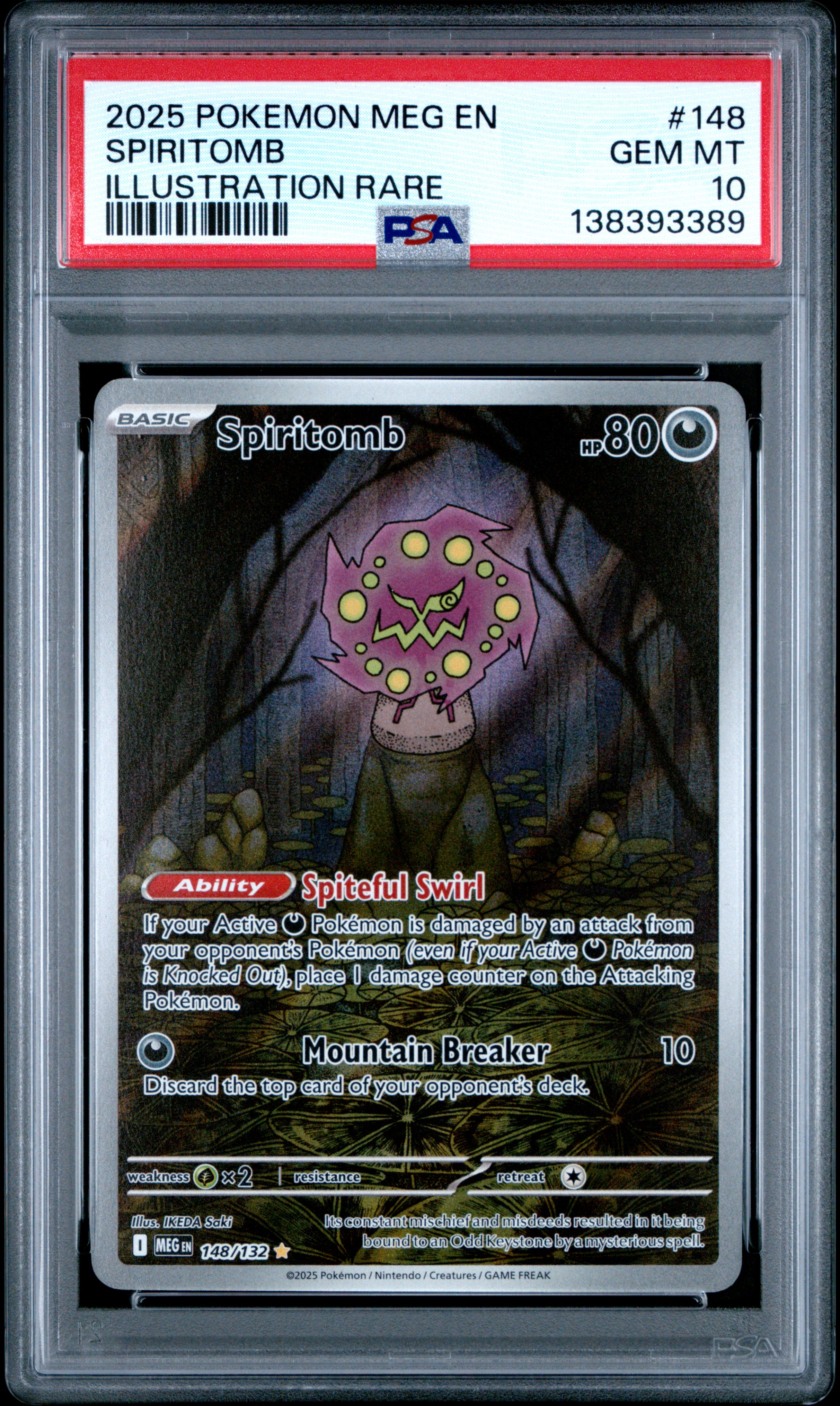 #0148 - Spiritomb - PSA 10