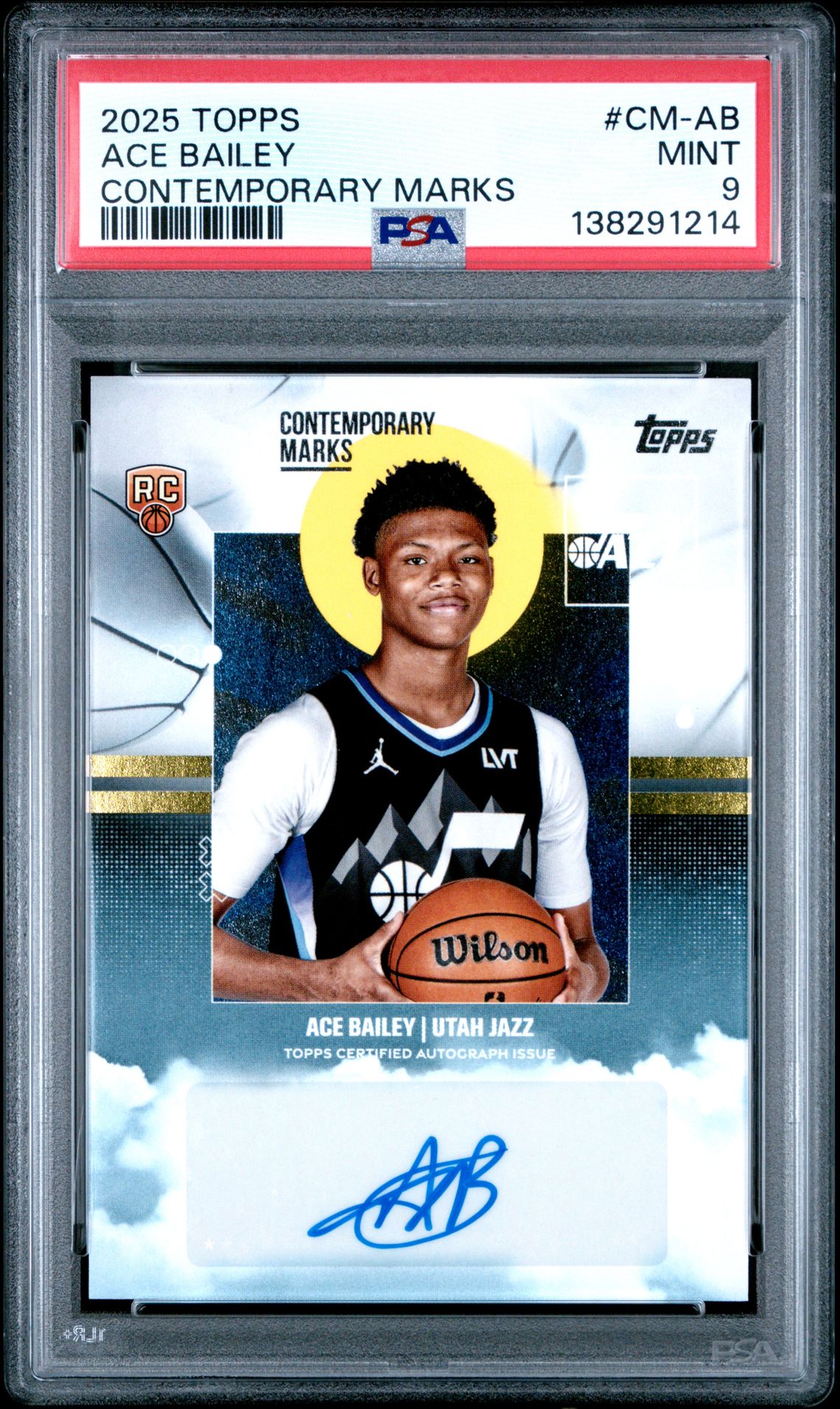 2025 Topps Contemporary Marks Ace Bailey #Cm-Ab Mint 9 front