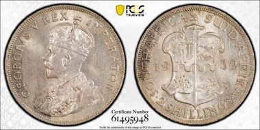 1932 2 Shil MS64
