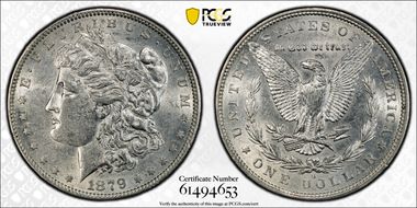 1879-O $1 AU53