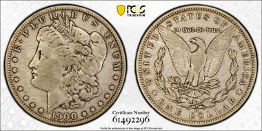 1900-O/CC $1 VAM 10 VF20
