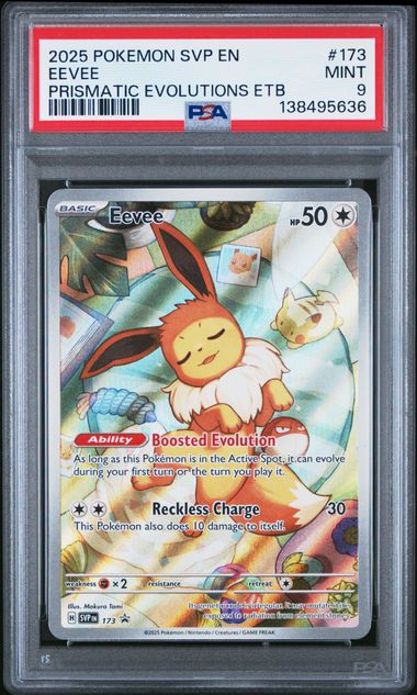 Pokemon Prismatic Evolutions Etb Eevee front