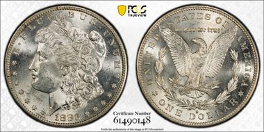 1883-S $1 MS62