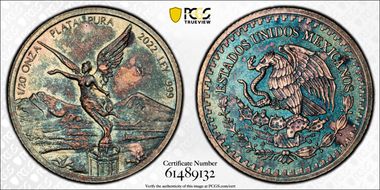 2022-Mo 1/20 oz Libertad Ag MS66