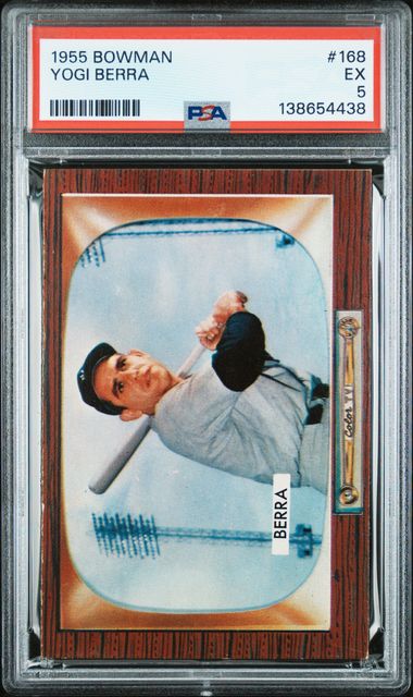 1955 Bowman BOWMAN #168 Yogi Berra front