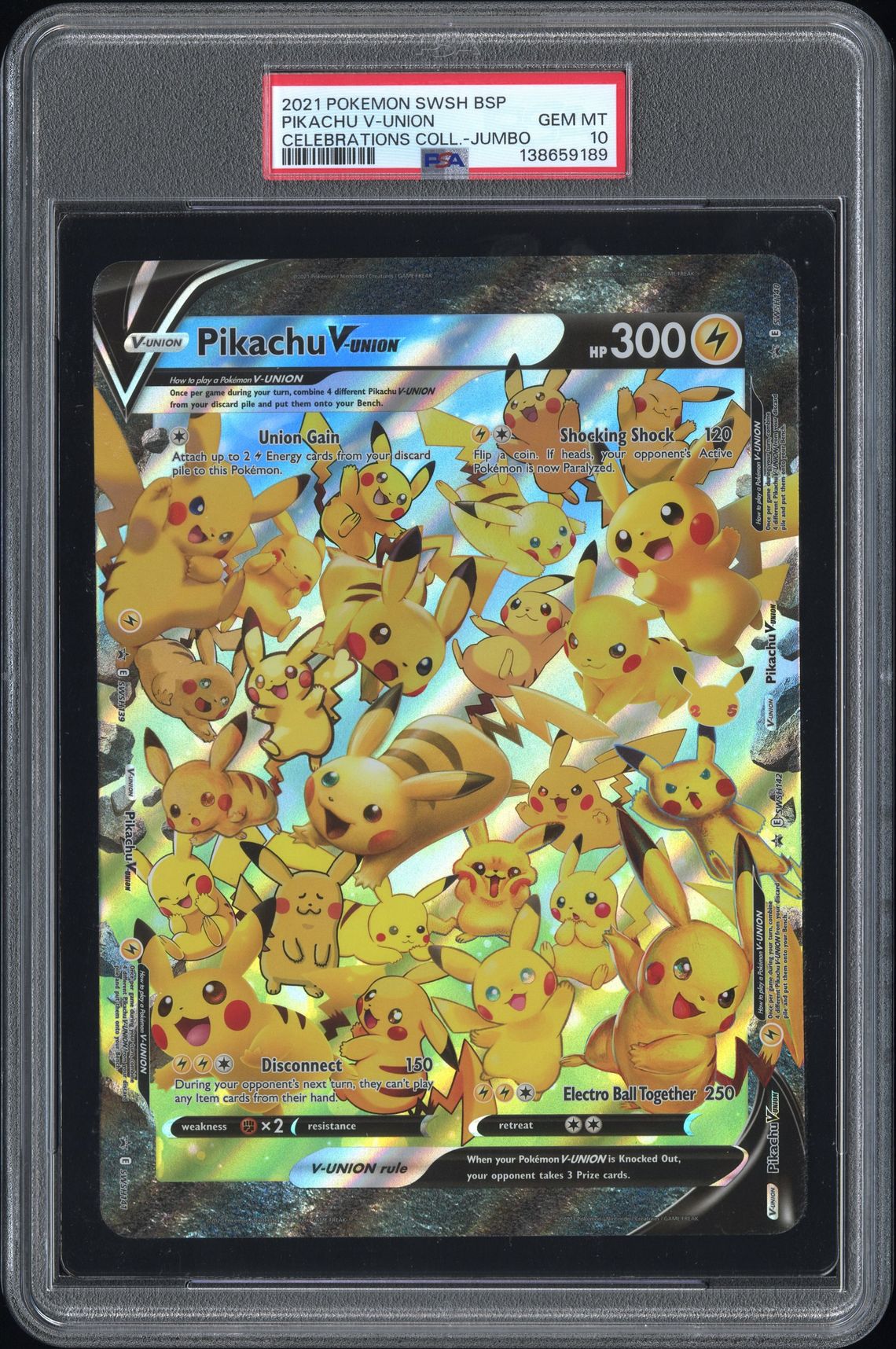 2021 Pokemon Pikachu V-Union front