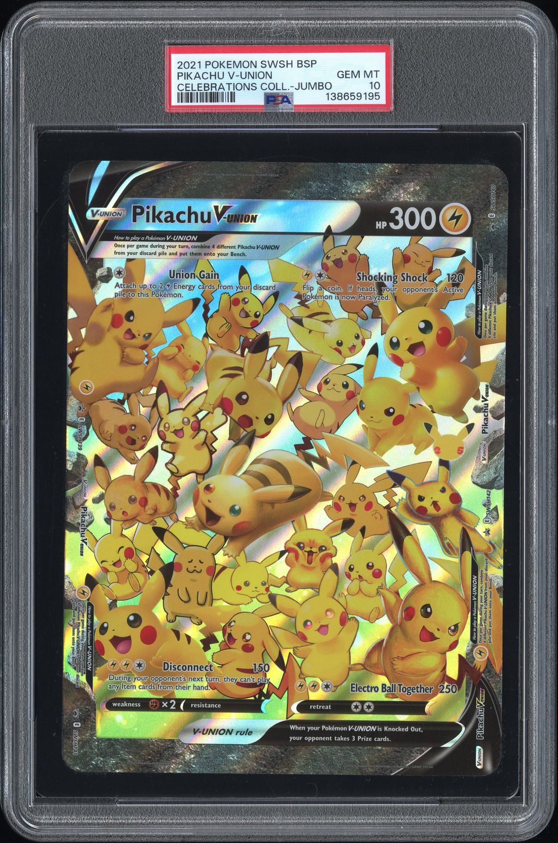 2021 Pokemon Pikachu V-Union front