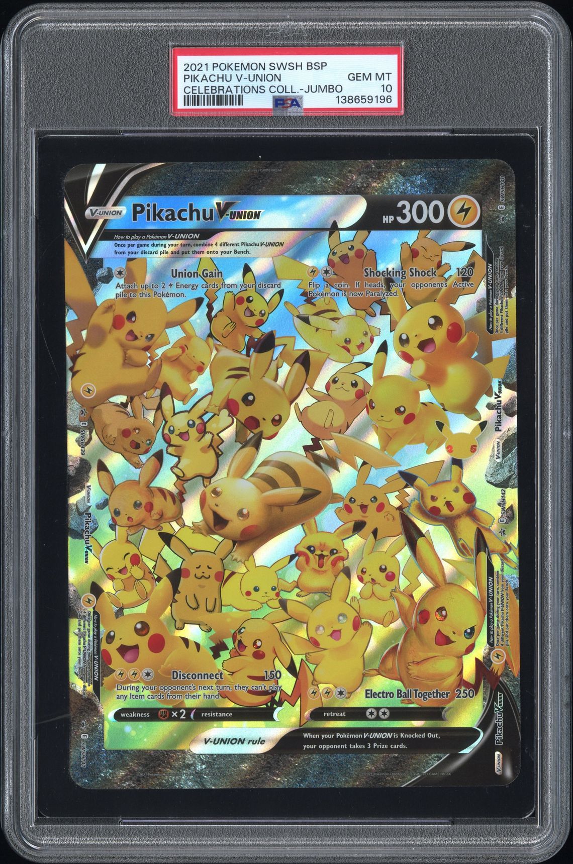 2021 Pokemon Pikachu V-Union front