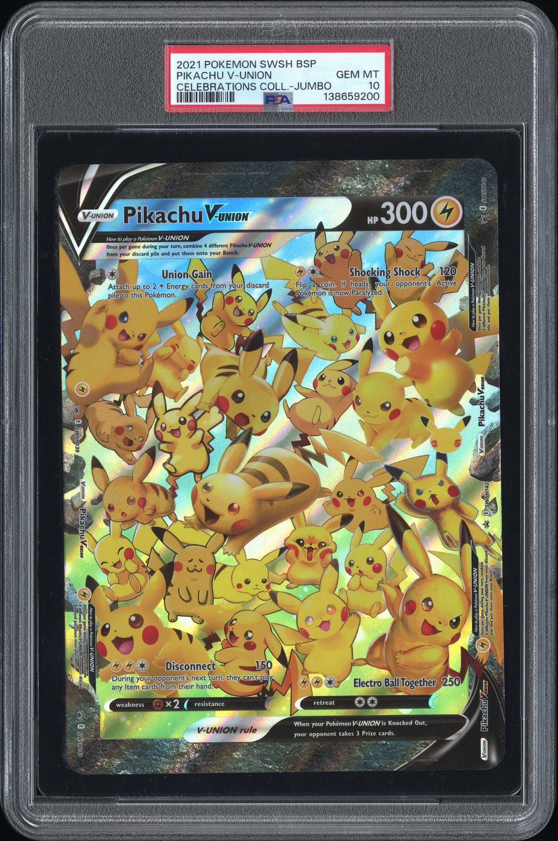 2021 Pokemon Pikachu V-Union front