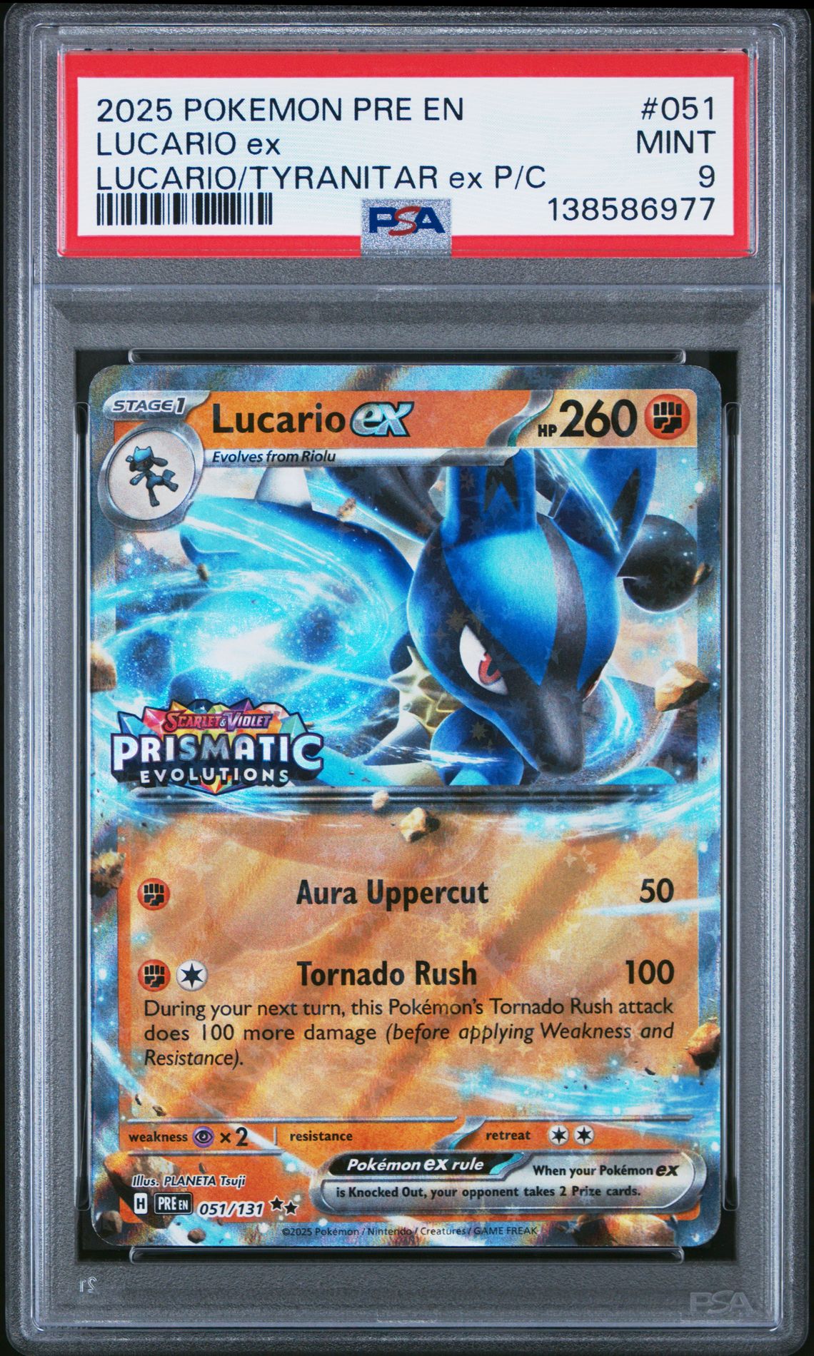 #051 LUCARIO EX
