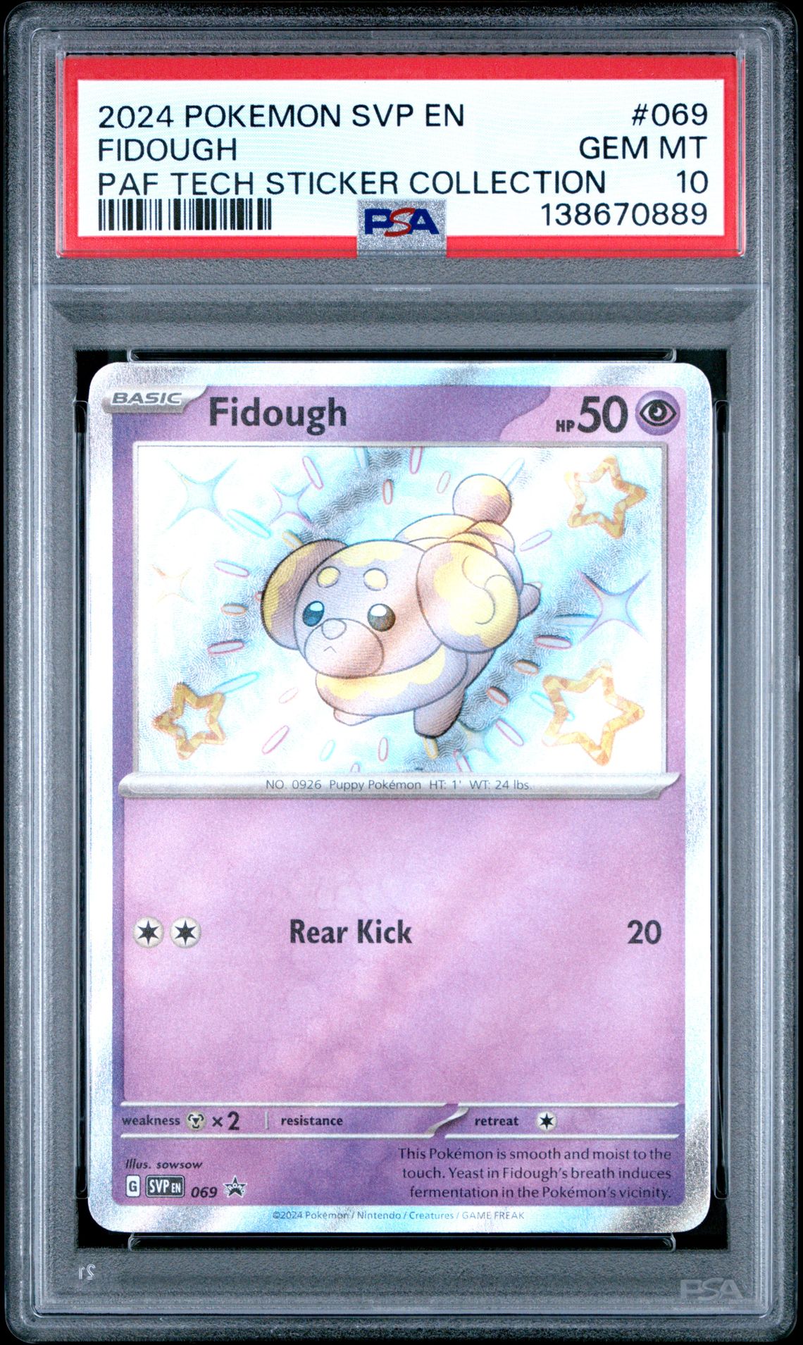 2024 Pokemon #069 Fidough front
