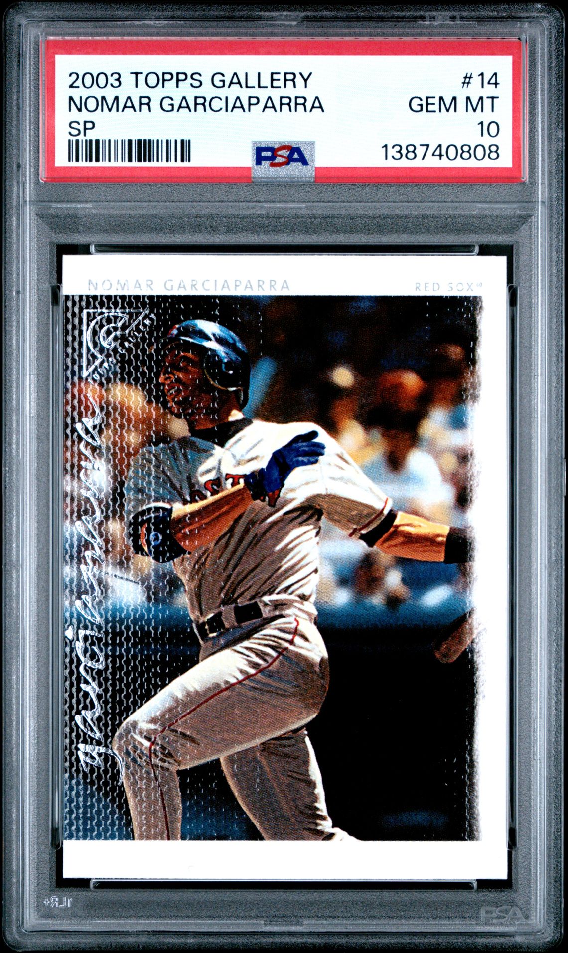 2003 Topps TOPPS GALLERY SP #14 Nomar Garciaparra front