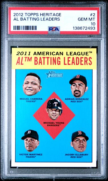 2012 Topps Topps Heritage #2 Miguel Cabrera front