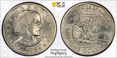 1979-D SBA$1 AU58
