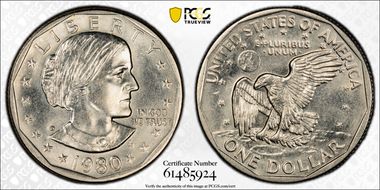 1980-D SBA$1 MS63