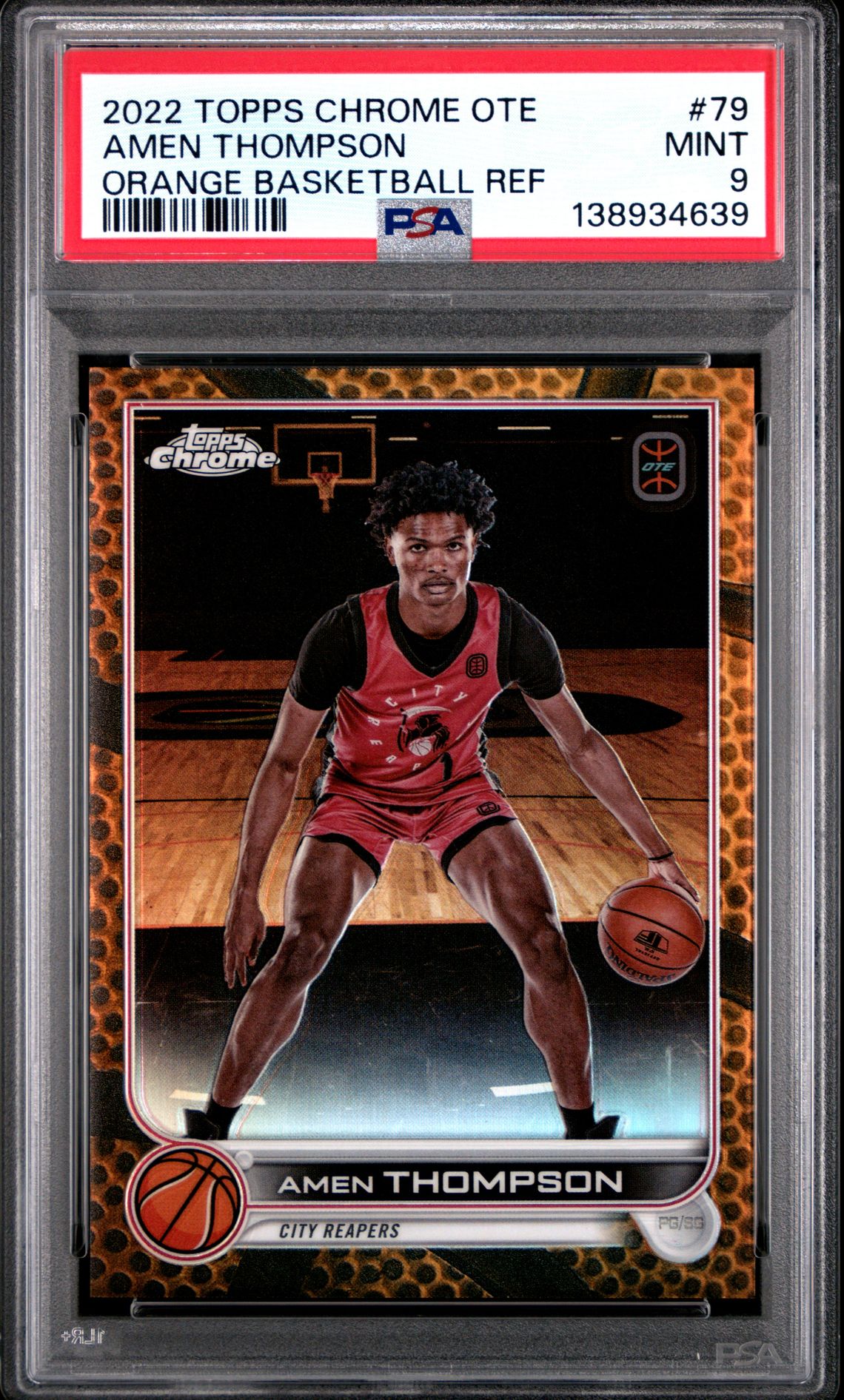 2022 Topps Chrome Topps Chrome Overtime Elite #79 Amen Thompson front