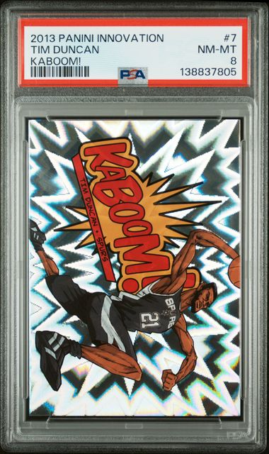 2013 Panini PANINI INNOVATION KABOOM! #7 Tim Duncan front