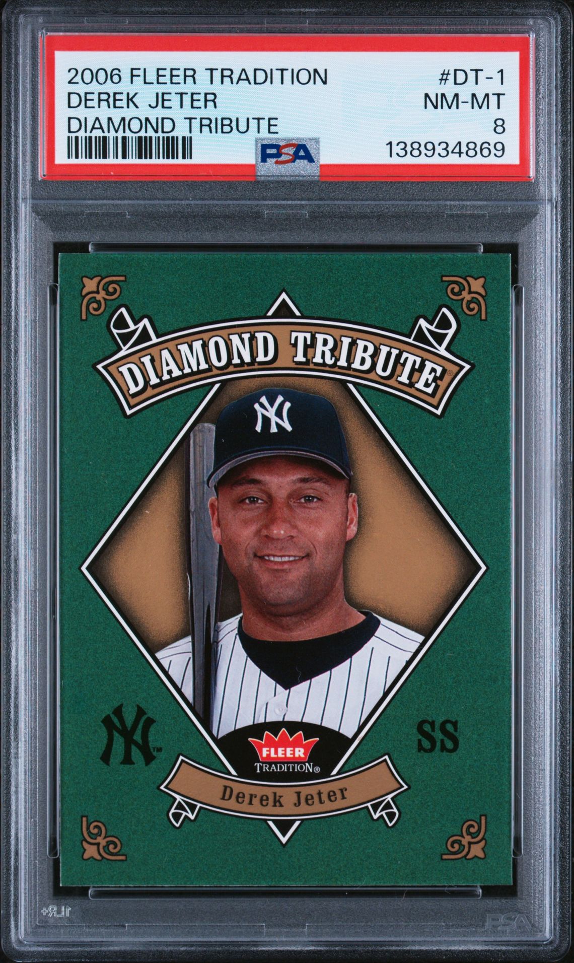 2006 Fleer FLEER TRADITION DIAMOND TRIBUTE #DT-1 Derek Jeter front