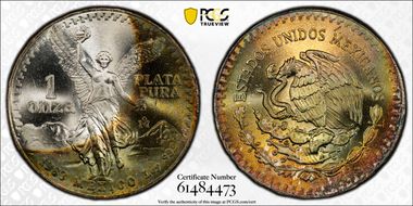 1983-Mo Onza Libertad Ag MS67
