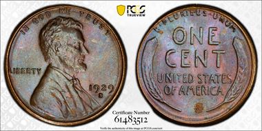 1929-S 1C MS63BN