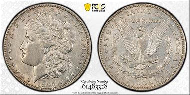 1893-O $1 AU53