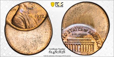 1972-D 1C MS62RB