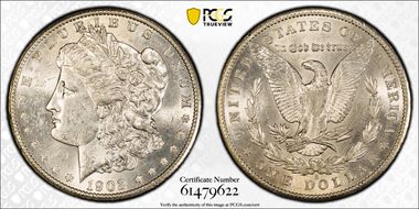 1902-S $1 AU58