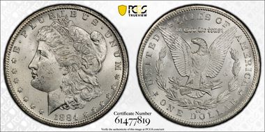 1884-CC $1 MS63