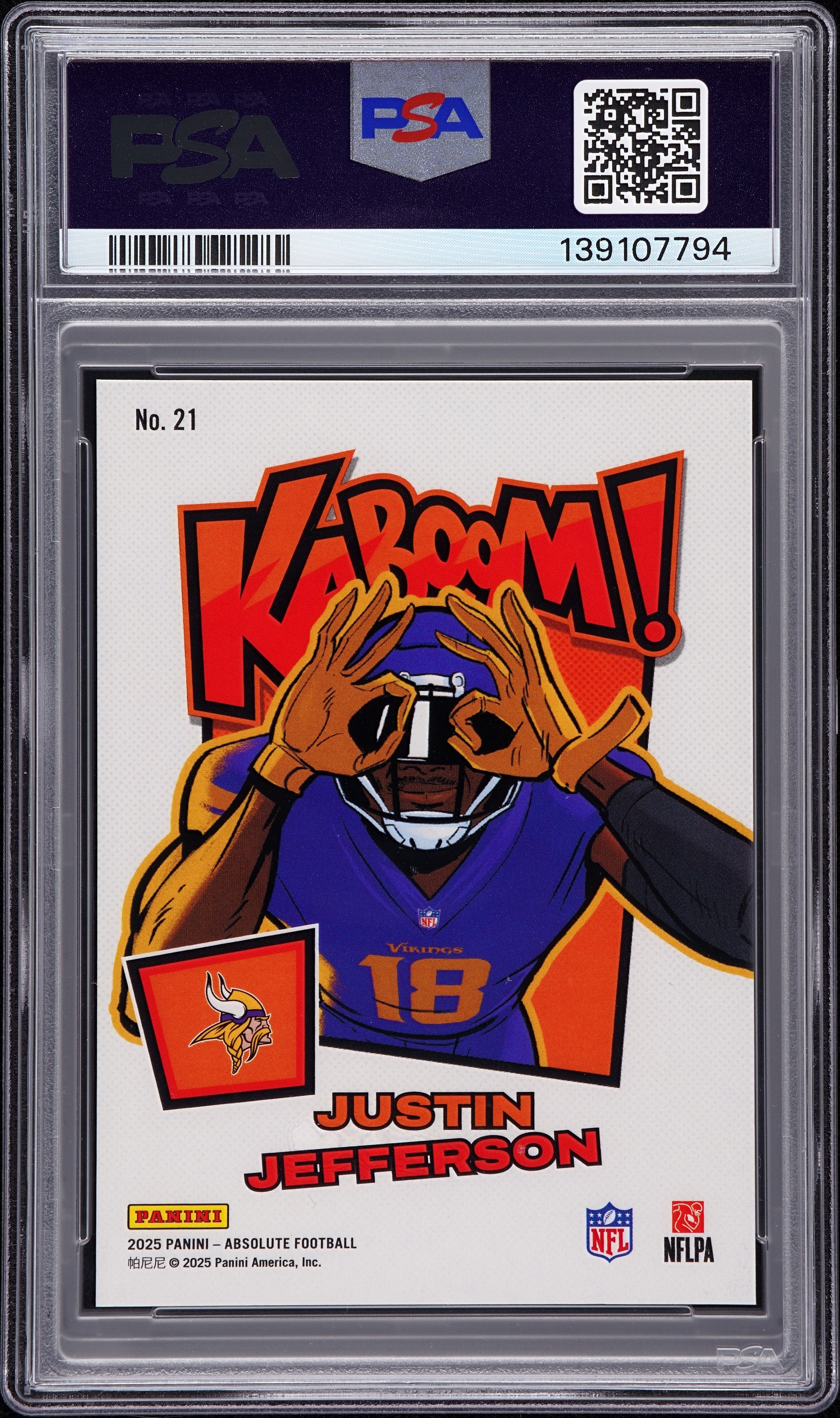 Benny Big Scoops Sports Card's 2025 Panini Absolute Kaboom