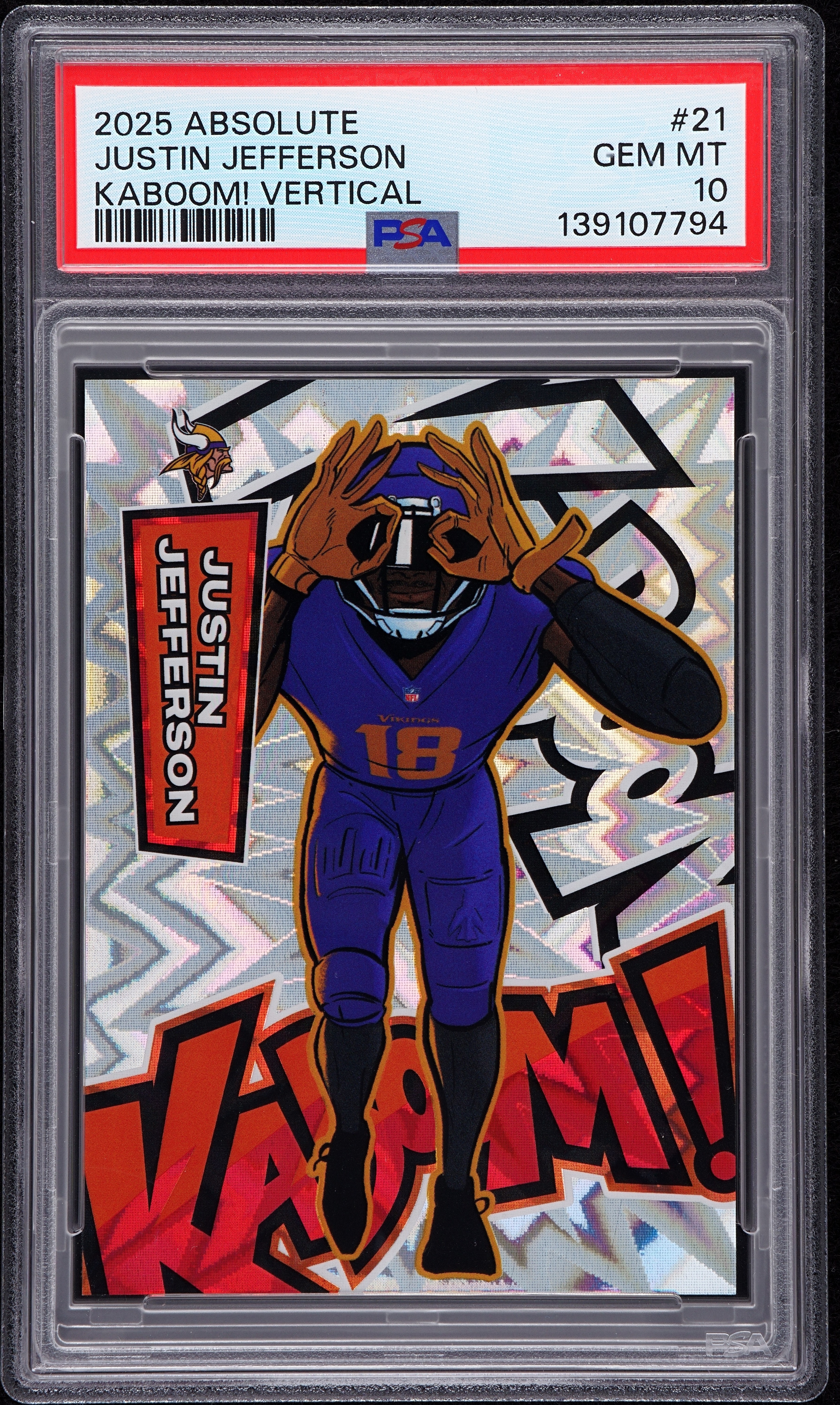 Benny Big Scoops Sports Card's 2025 Panini Absolute Kaboom