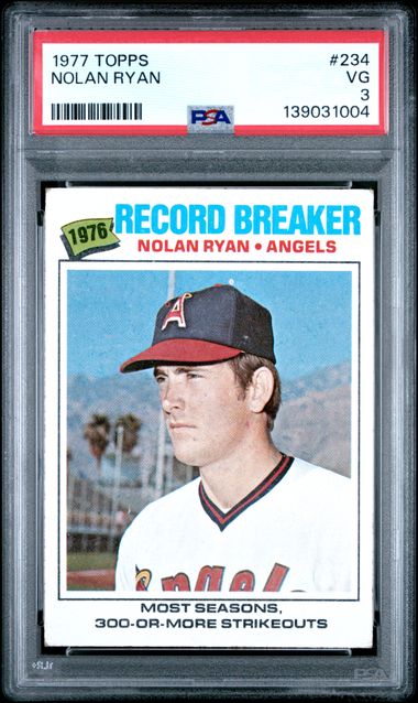 Topps Nolan Ryan front